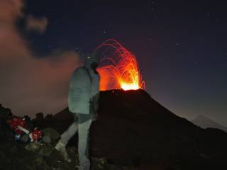 Ascension du volcan Pacaya