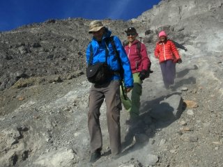 Ascension du volcan Merapi