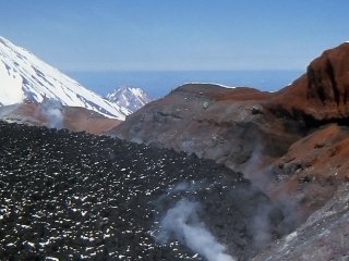 Ascension du volcan Avachinsky